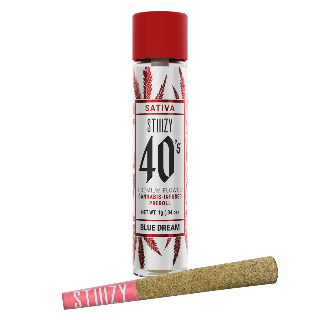 STIIIZY | Blue Dream | 40’s Infused Pre-Roll 5pk | 2.5g