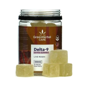 Delta-9 THC Live Rosin Gummies-Sativa